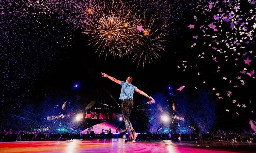 Στον αέρα...η συναυλία των Coldplay στο ΟΑΚΑ