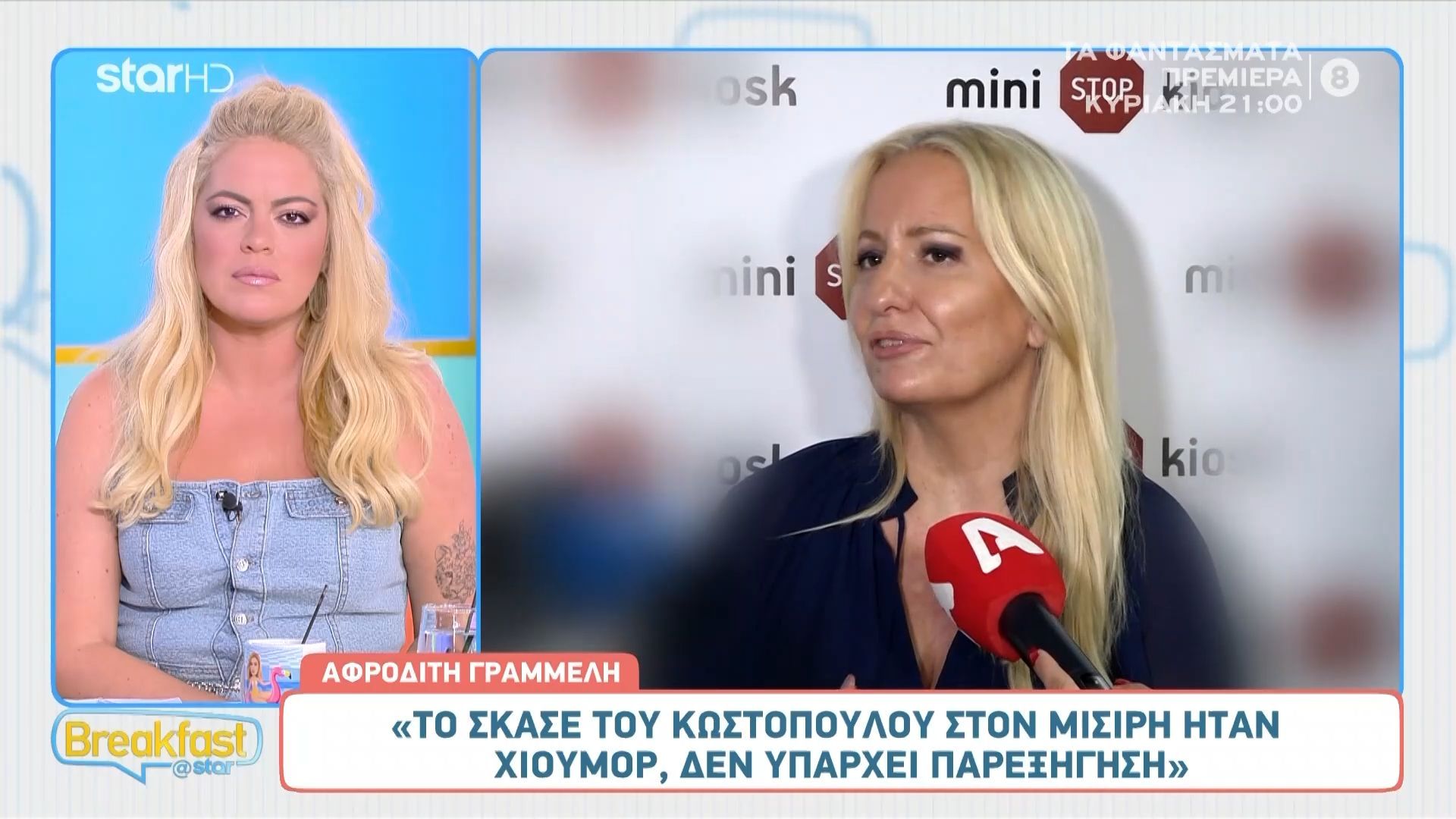 Η Αφροδίτη Γραμμέλη αποκαλύπτει την συνεργασία της με την Ελένη Τσολάκη